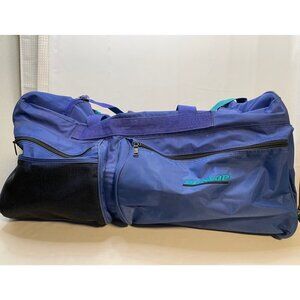 Dunlop Golf duffle bag 25" x 13" x 13" sports shoulder strap wet pocket blue